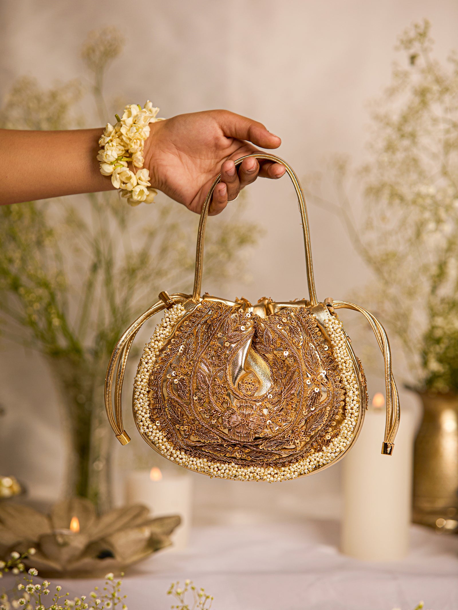 Adhika Slider Heel & Adhika Bag (Combo)