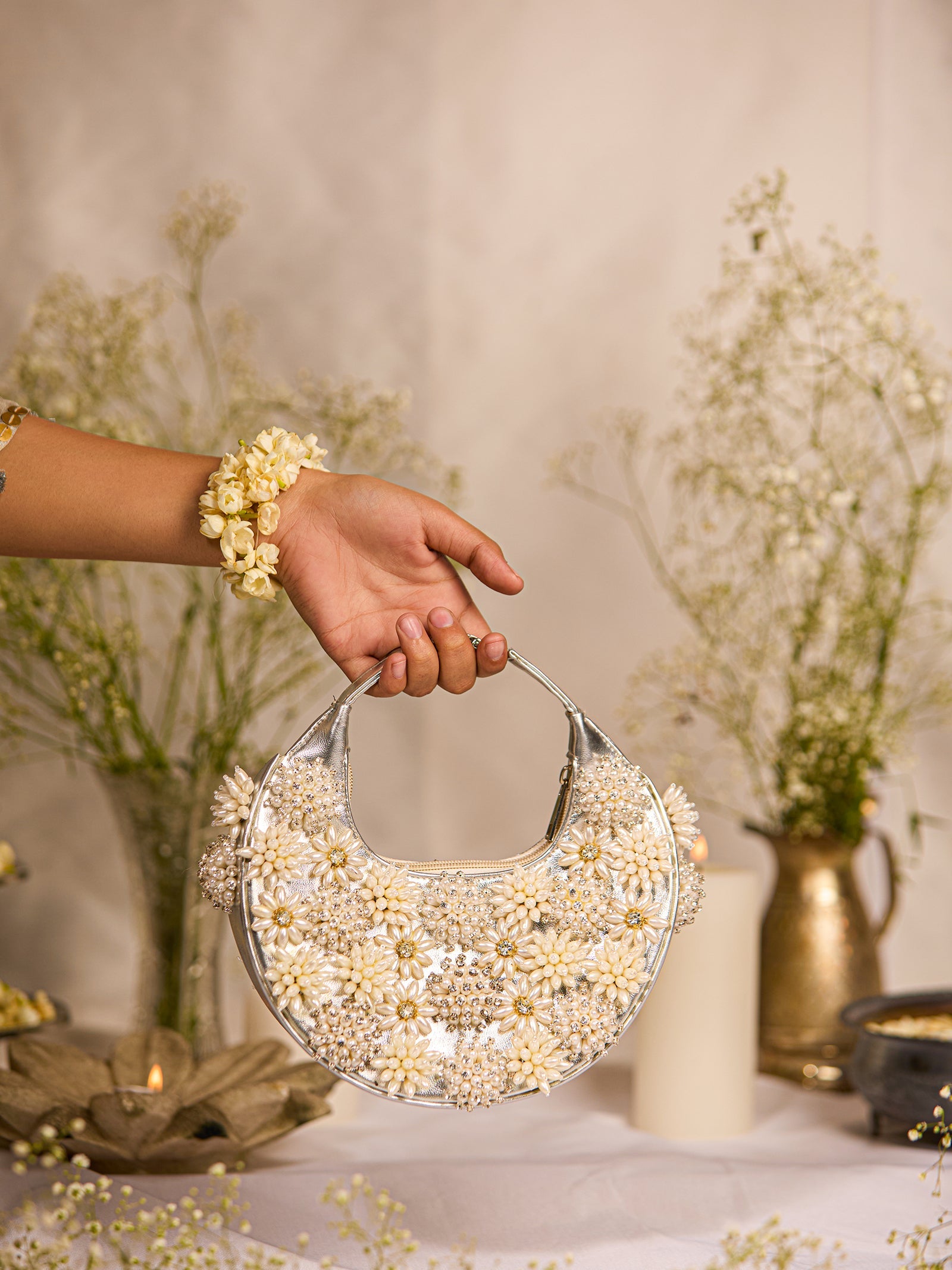 Sabrina Slider Heel & Sabrina Potli (Combo)