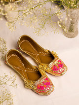 Gota Love Pink Jutti & Gota Love Potli