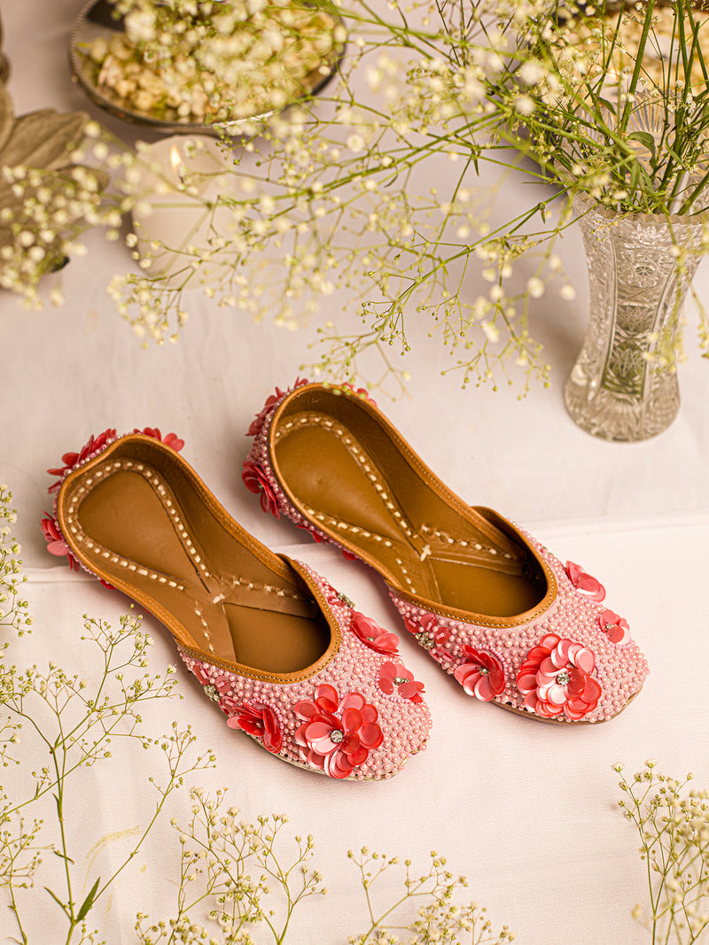 Snowdrop  Pink Jutti
