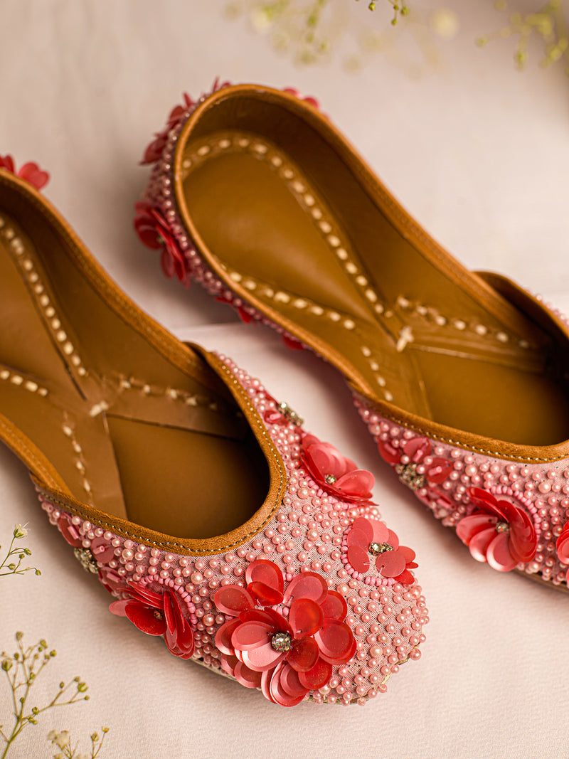 Snowdrop  Pink Jutti