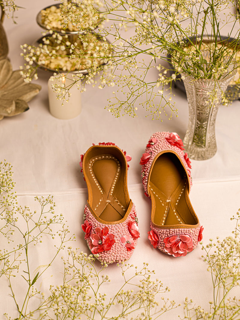 Snowdrop  Pink Jutti