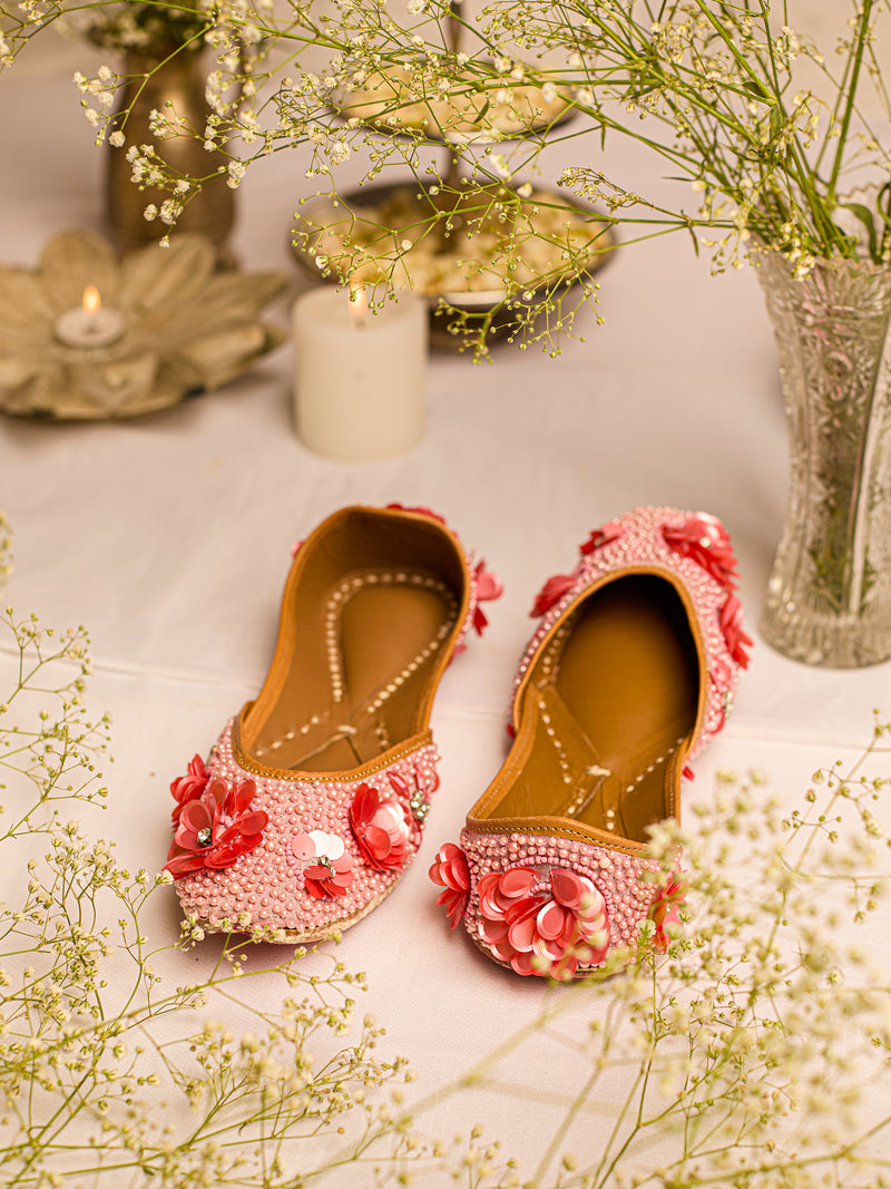Snowdrop  Pink Jutti