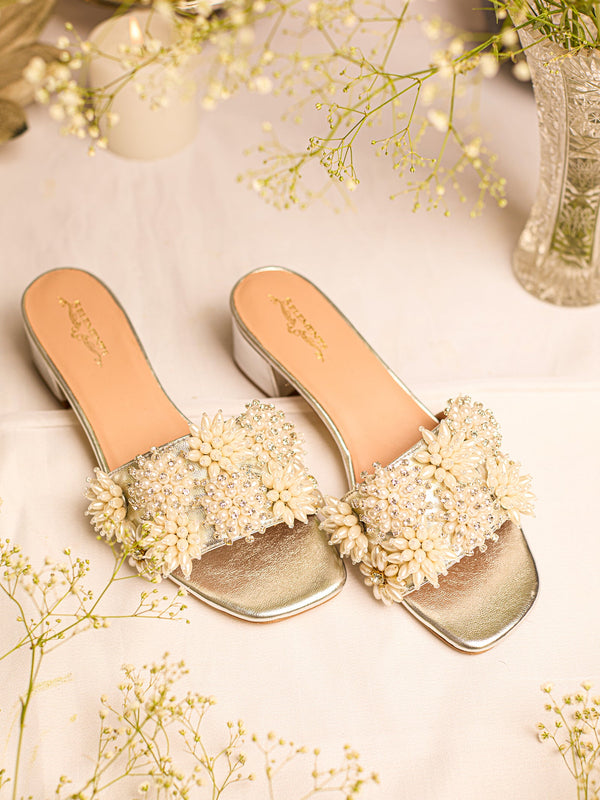 Sabrina Slider Heel & Sabrina Potli