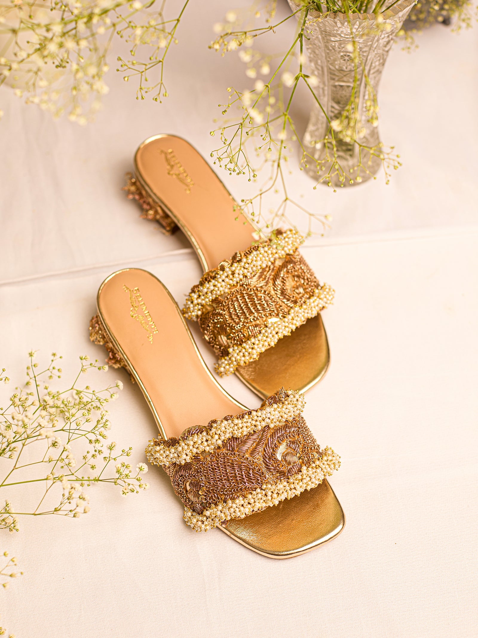 Adhika Slider Heel & Adhika Handbag (Combo)