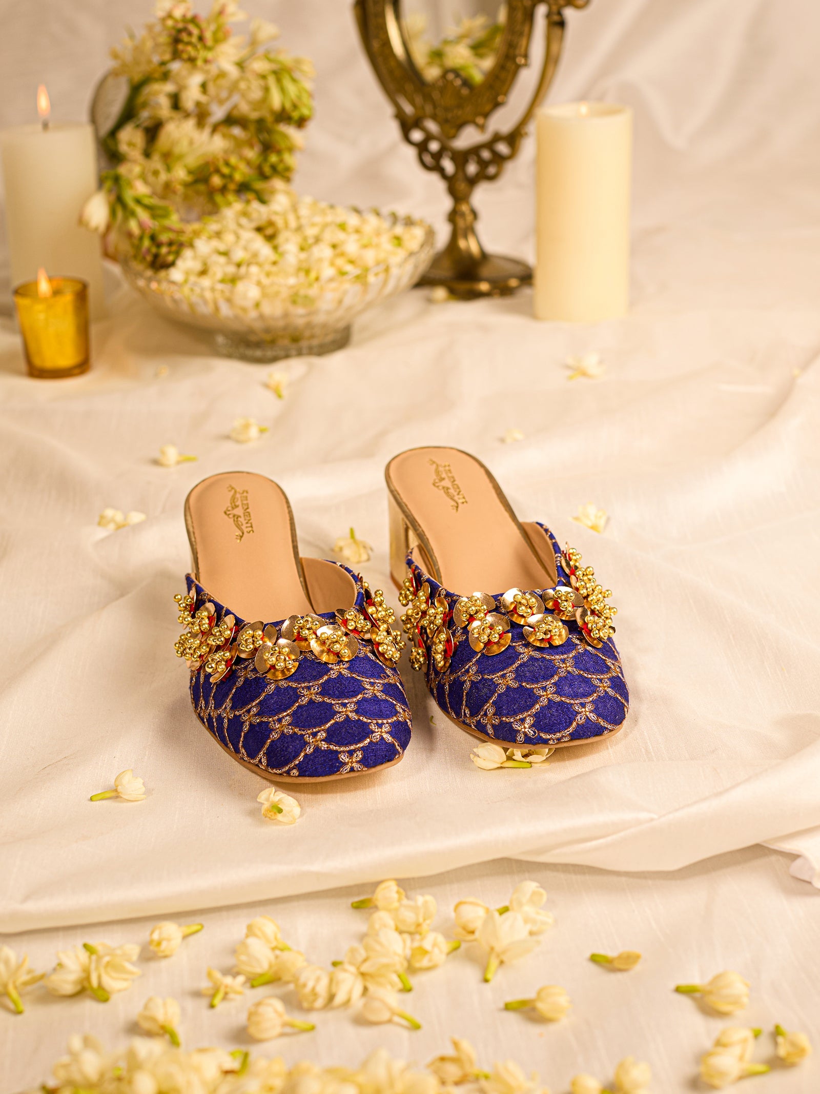 Nabhya Mule Heel & Nabhya Potli (Combo)