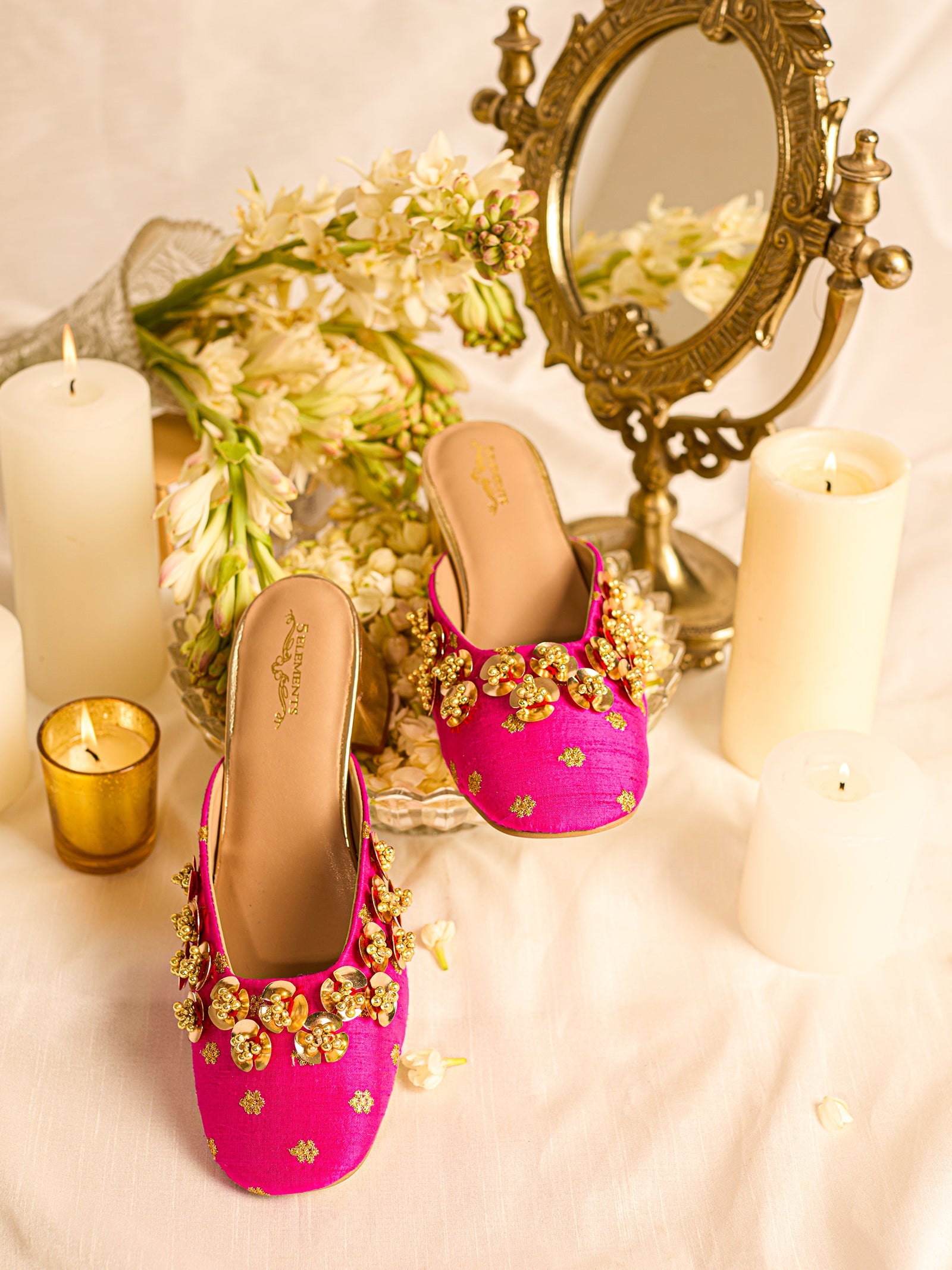 Nabhya Mule Heel & Nabhya Potli (Combo)