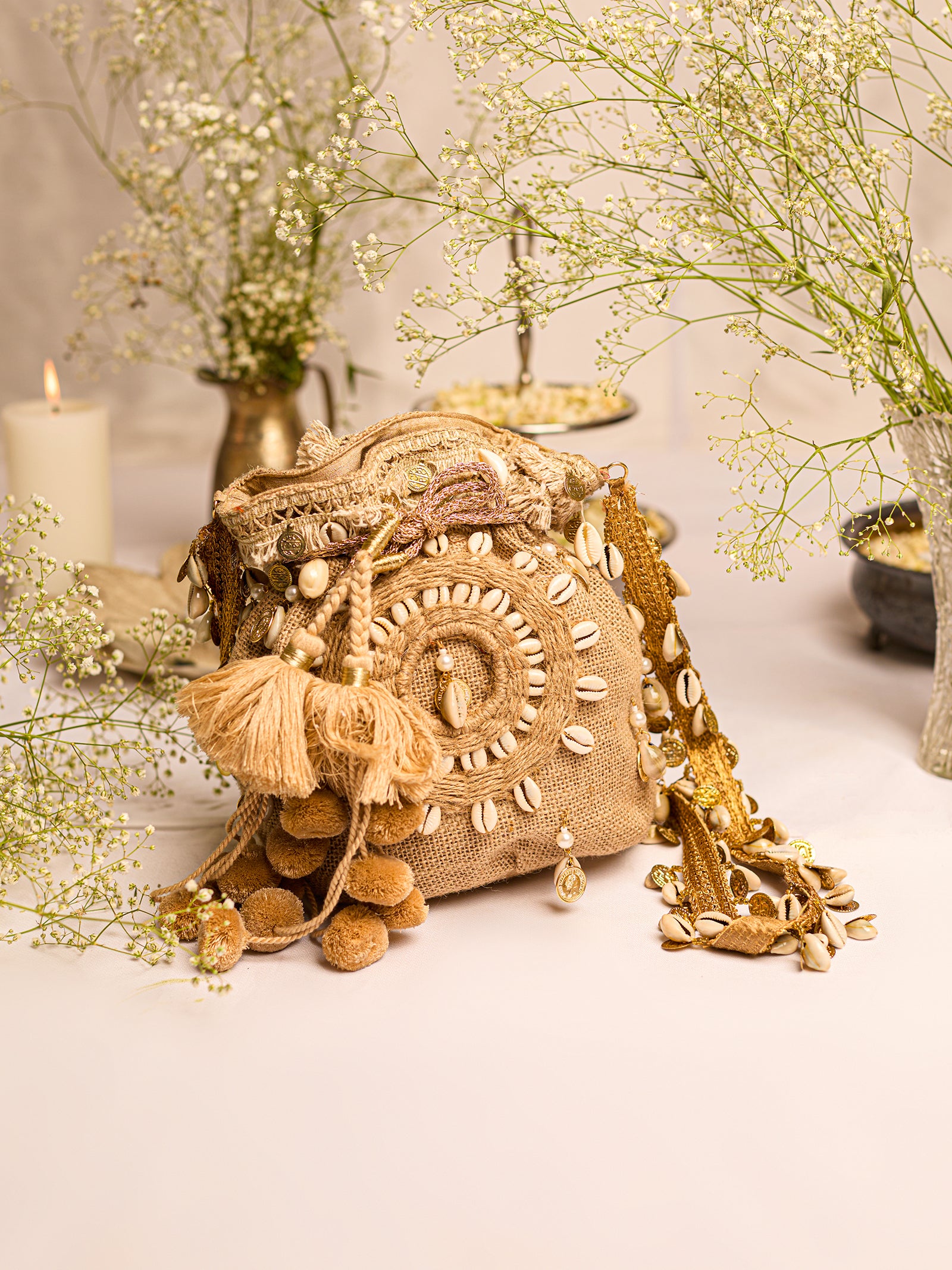 Vaanya Beige (Potli)