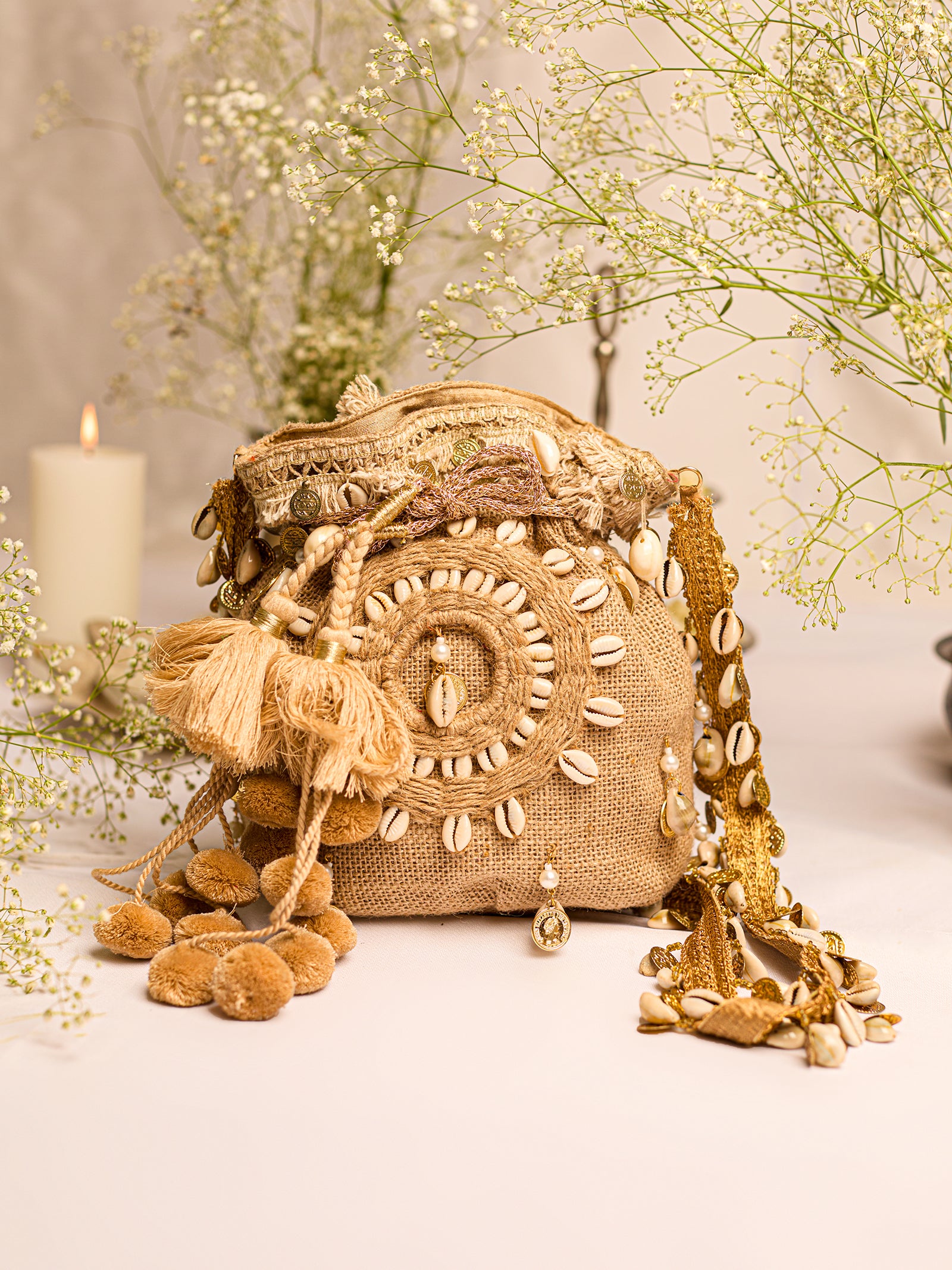 Vaanya Beige (Potli)