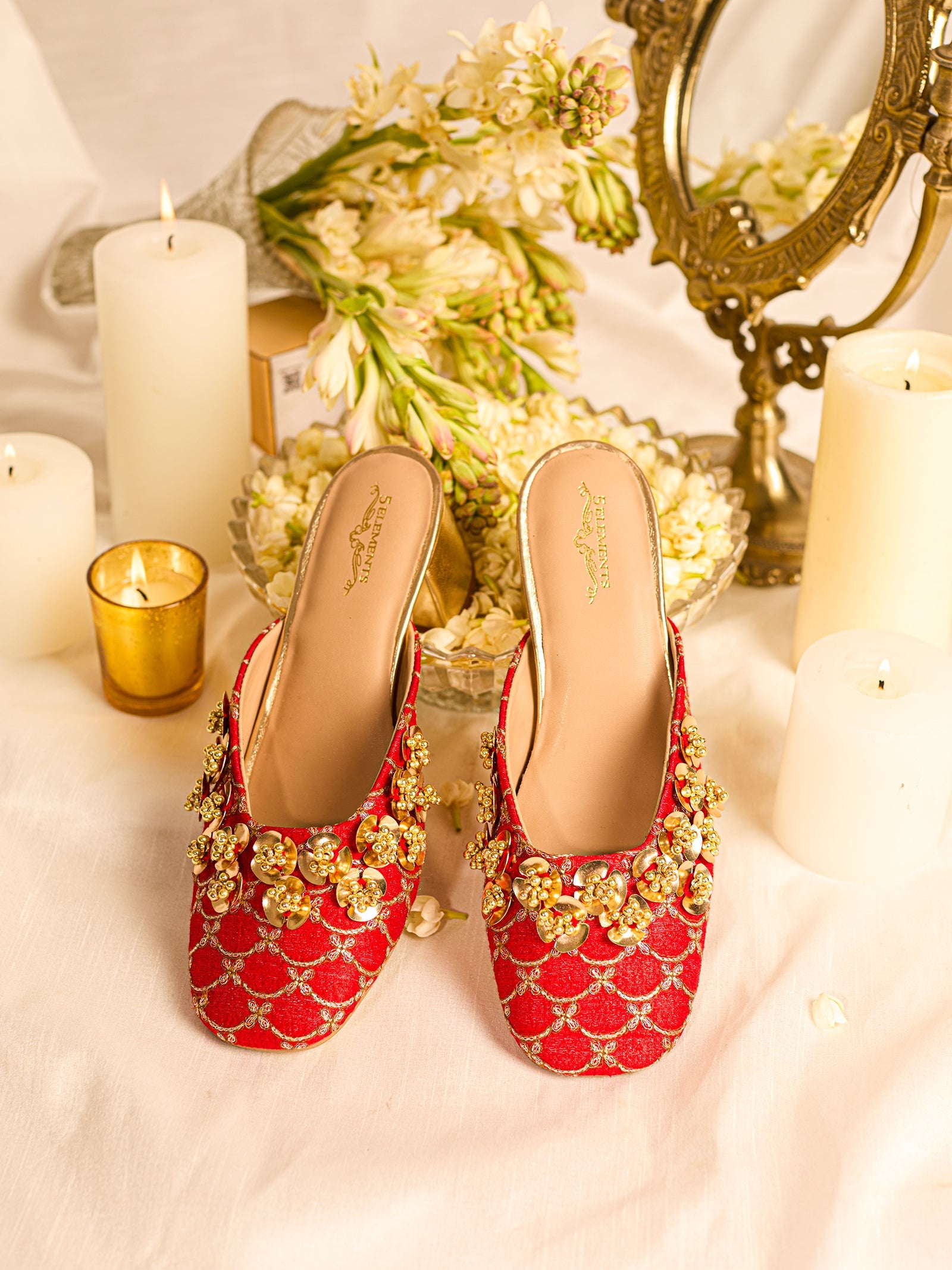 Nabhya Mule Heel & Nabhya Potli (Combo)