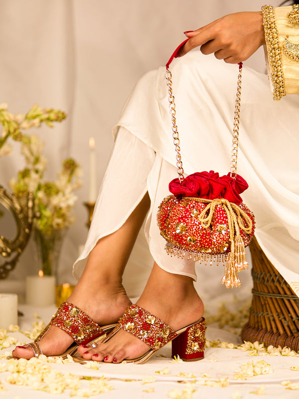 Charmy Heel & Charmy potli
