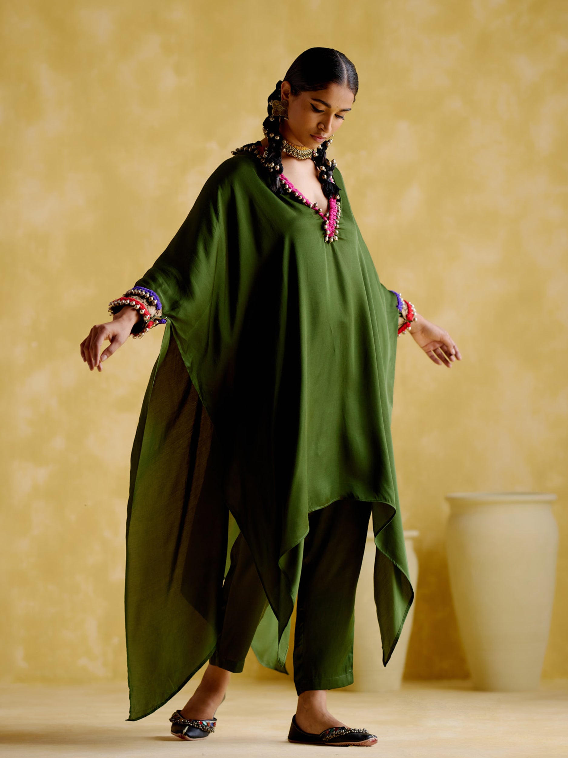 Bhavishya Green Co Ords Set