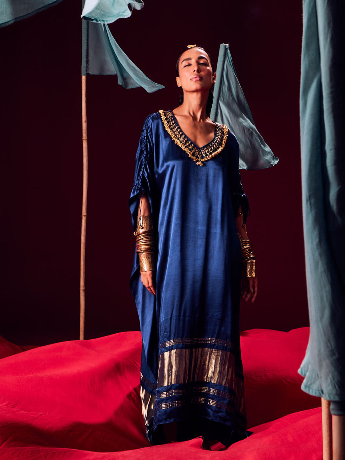 Amor Blue (Kaftan Set)