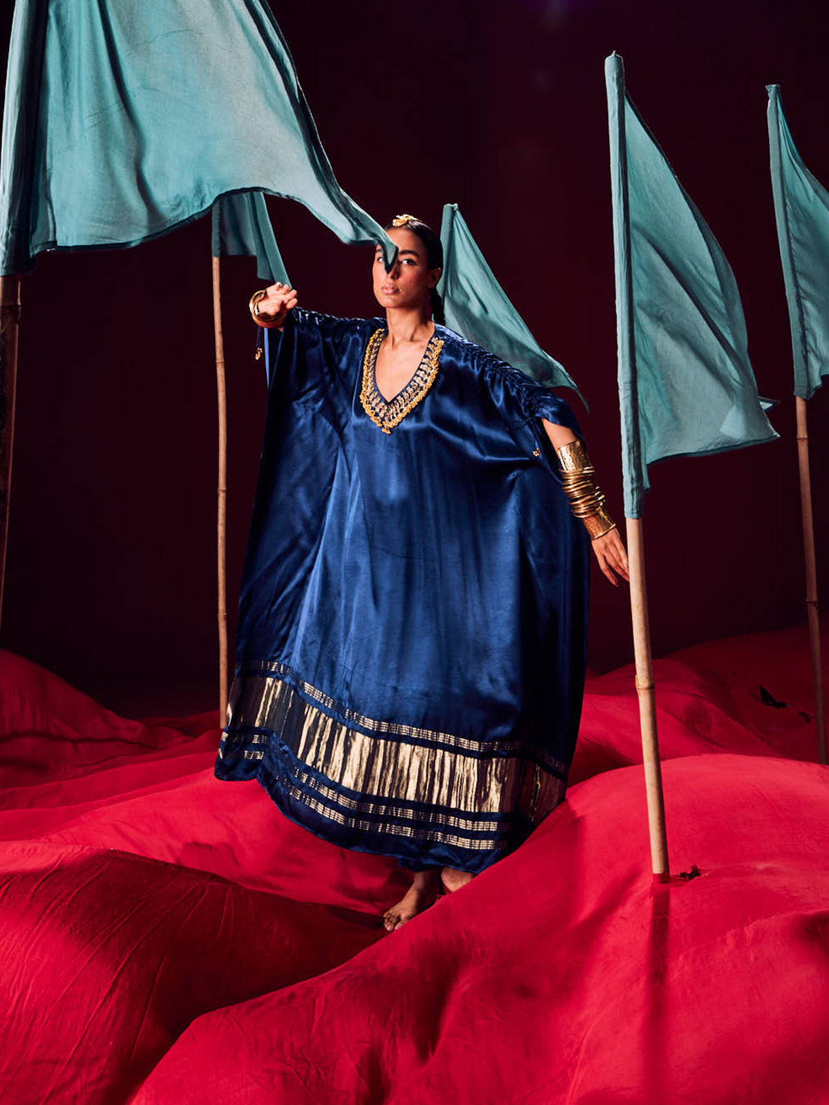 Amor Blue (Kaftan Set)