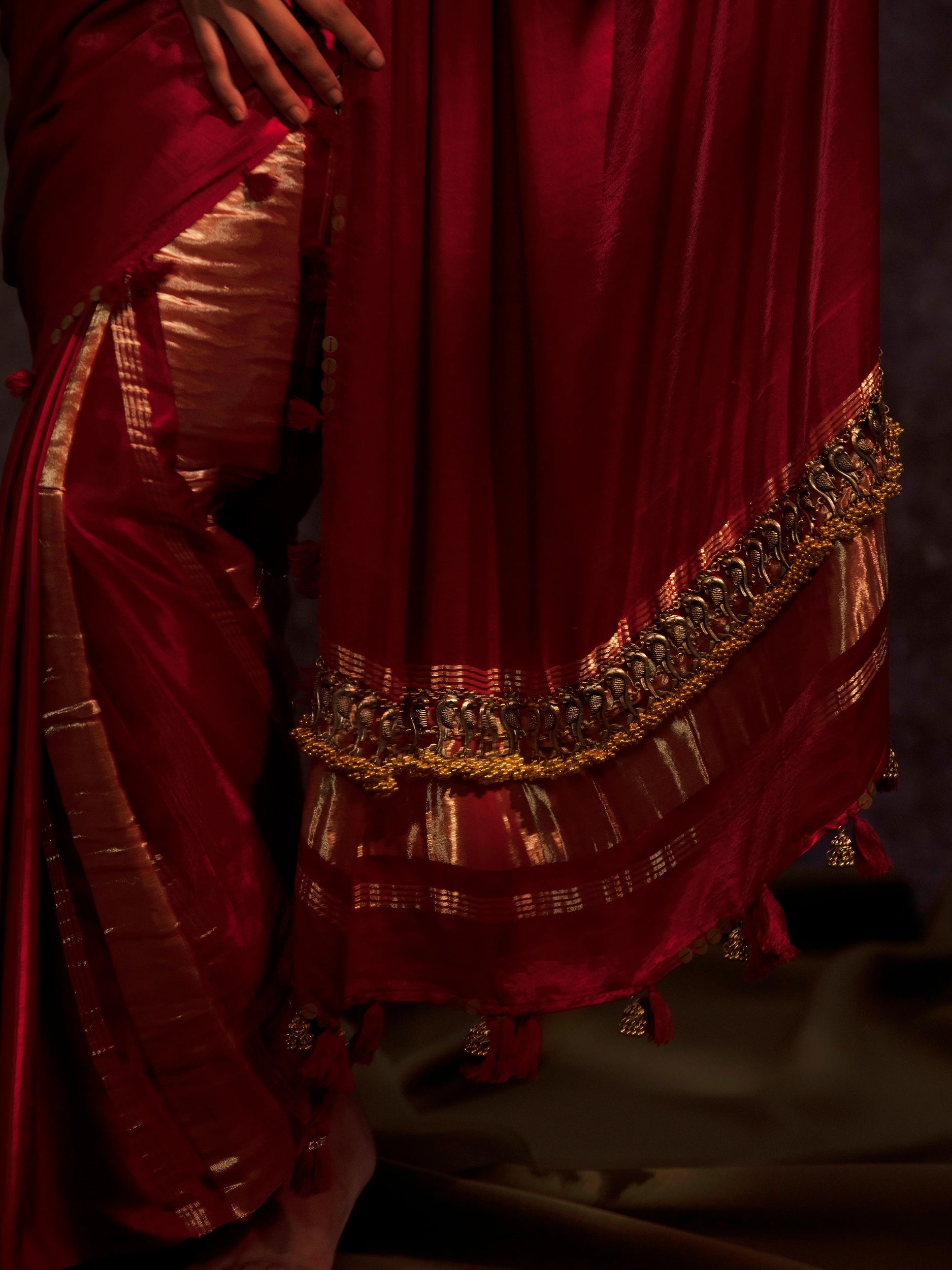 Karya Maroon (Saree)