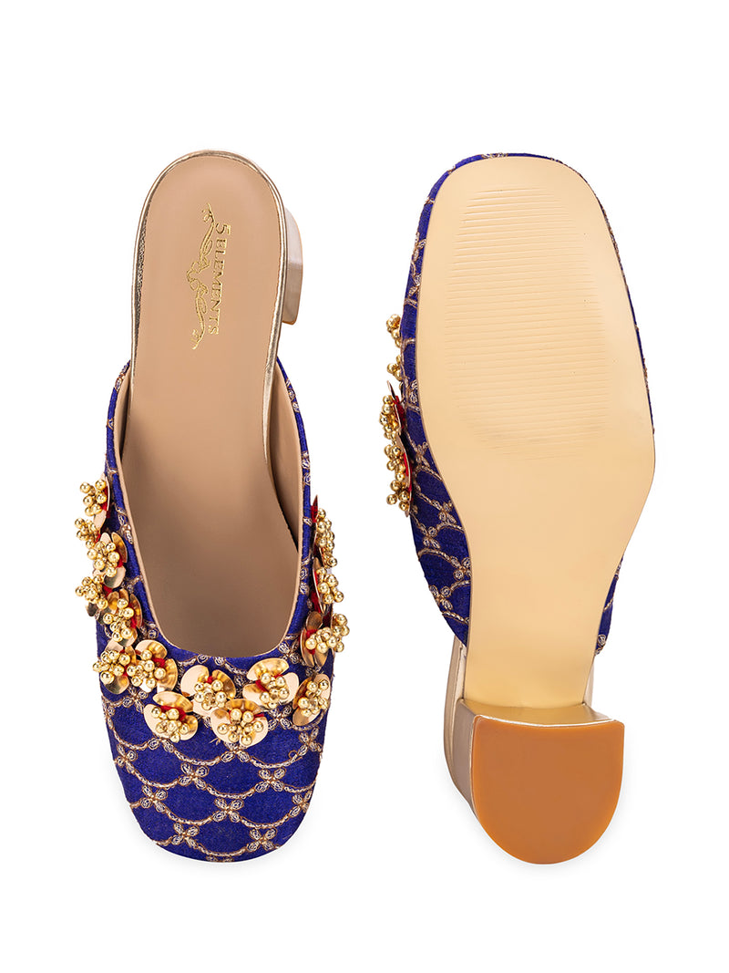 Nabhya Purple (Mule Heel)
