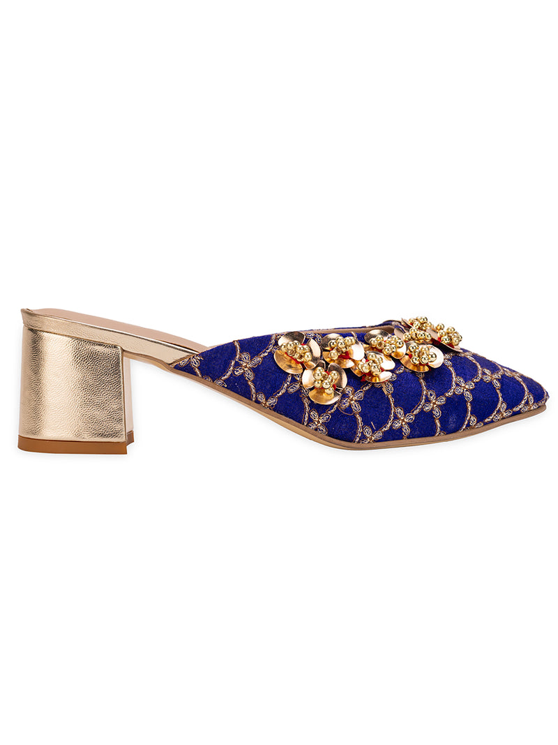 Nabhya Purple (Mule Heel)