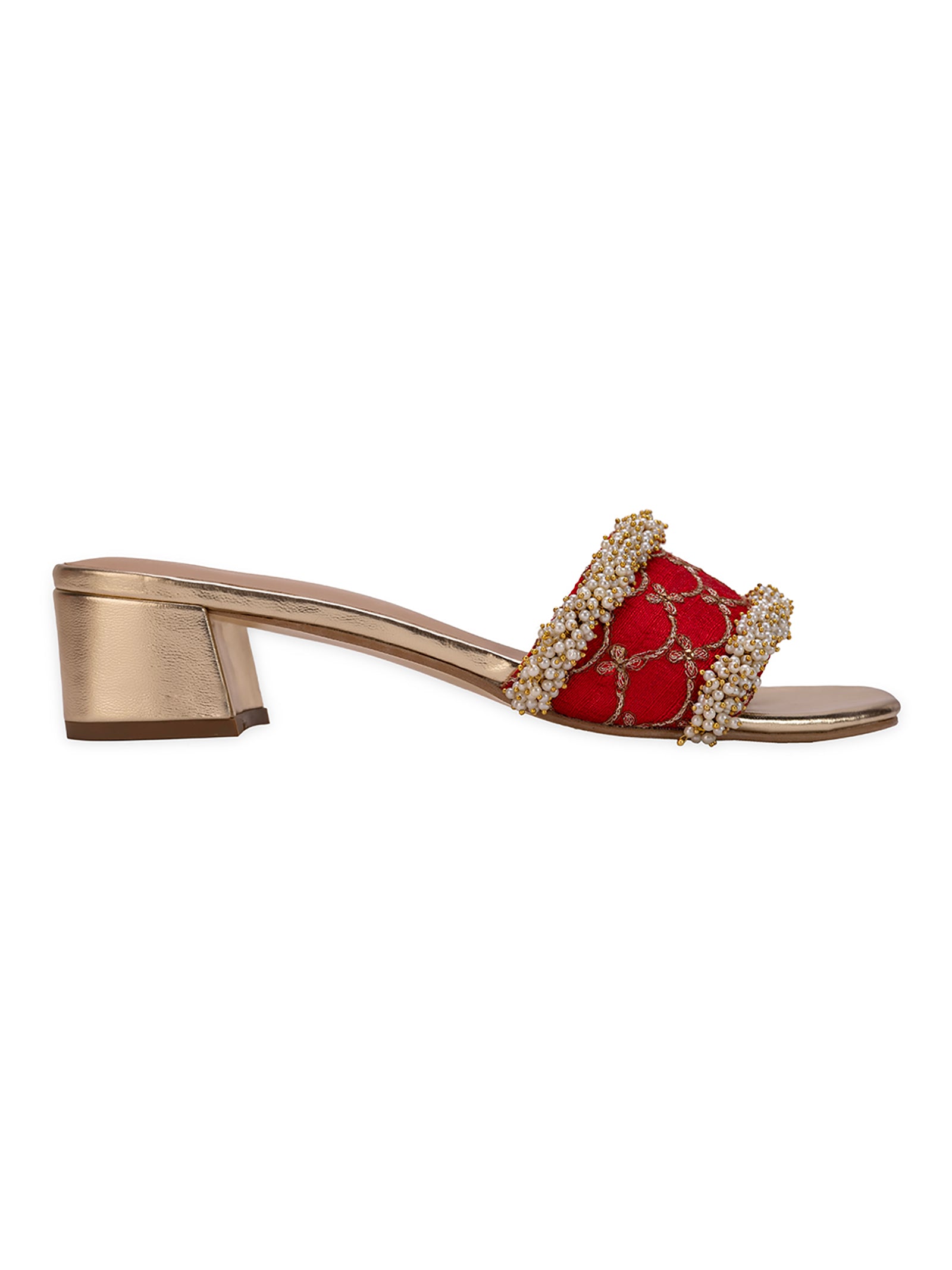 Adhika Red (Slider Heel)