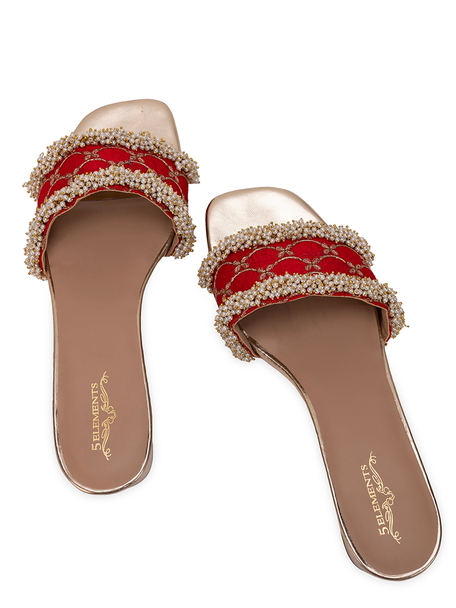 Adhika Red (Slider Heel)