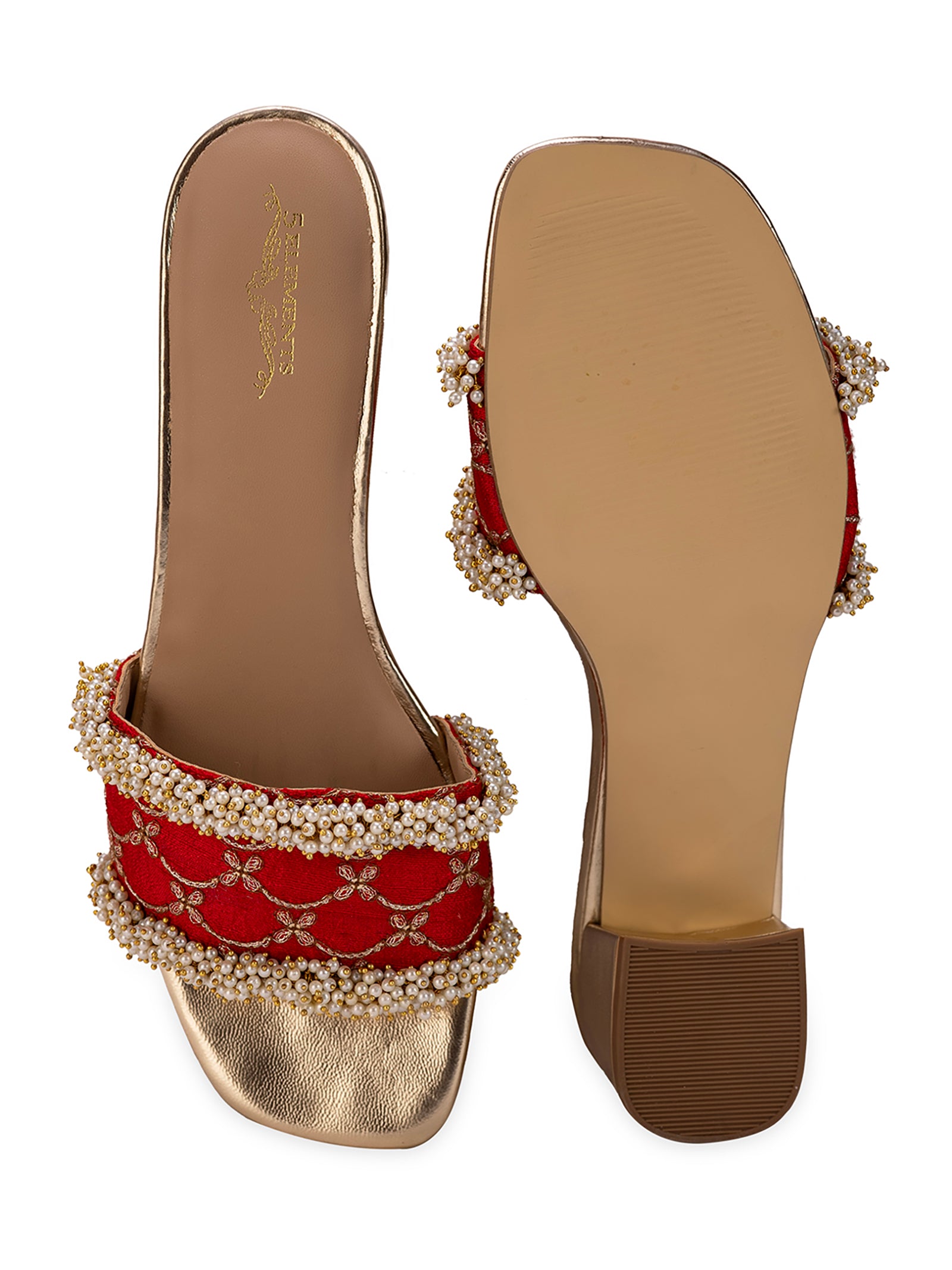 Adhika Red (Slider Heel)