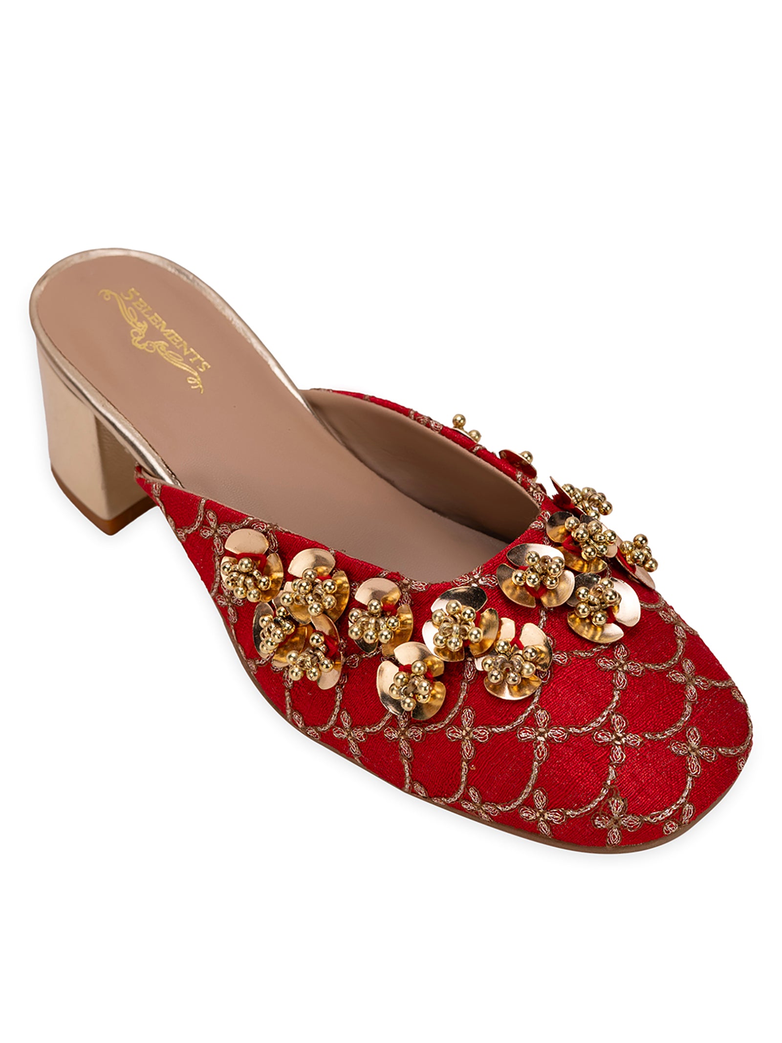 Nabhya Red (Mule Heel)