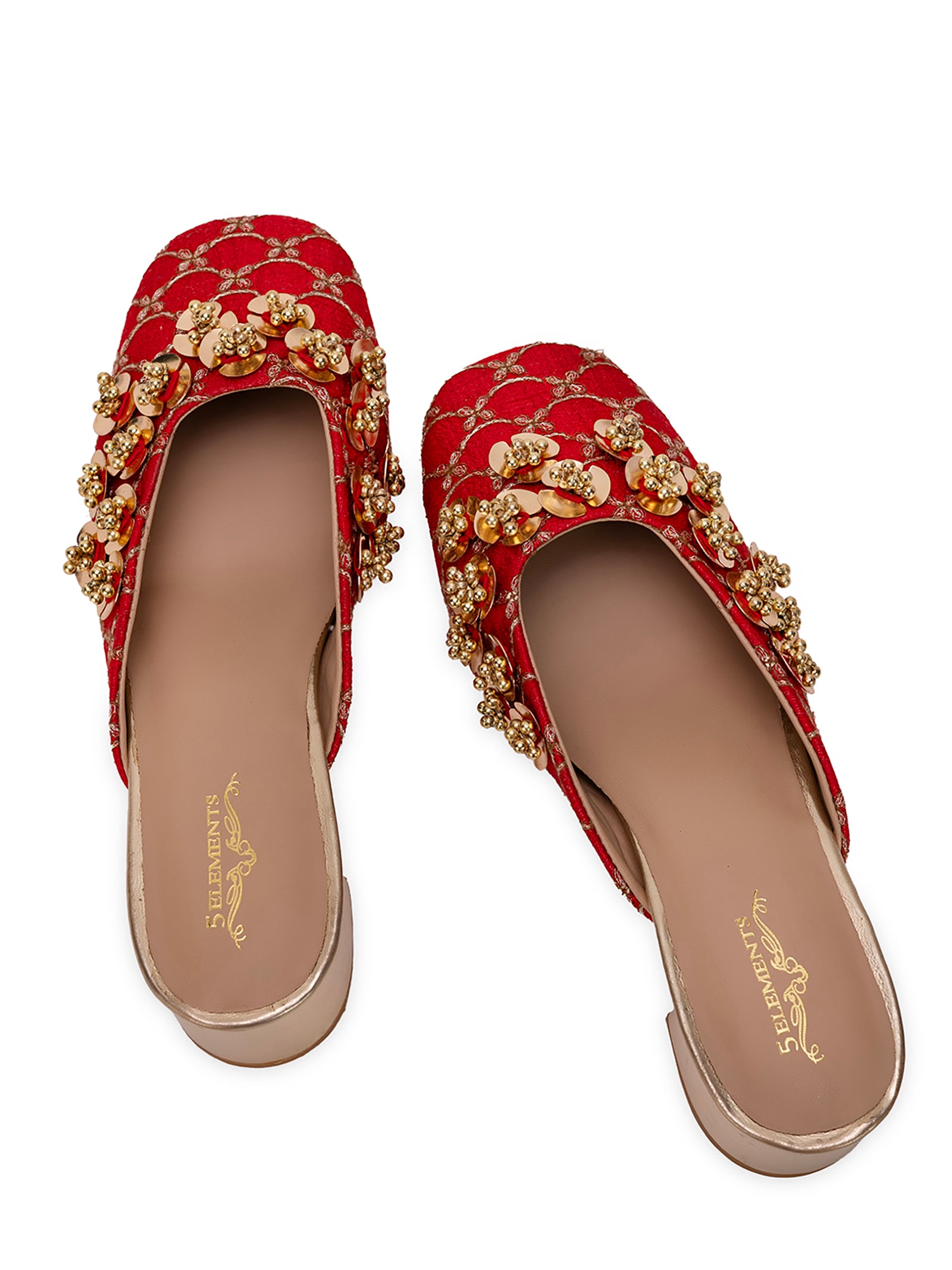 Nabhya Red (Mule Heel)