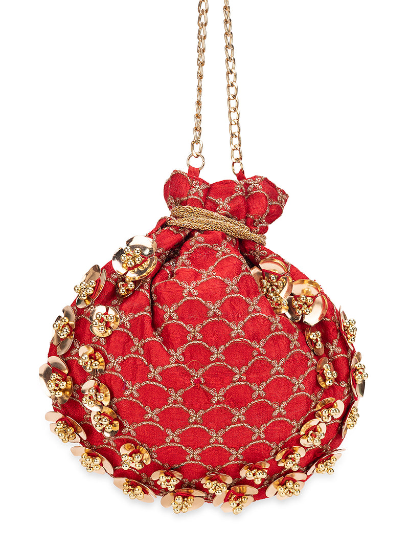 Nabhya Red (Potli)