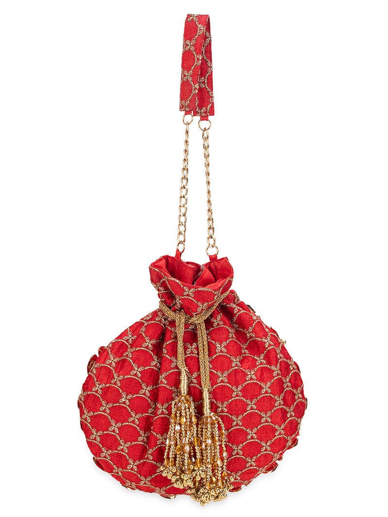 Nabhya Red (Potli)