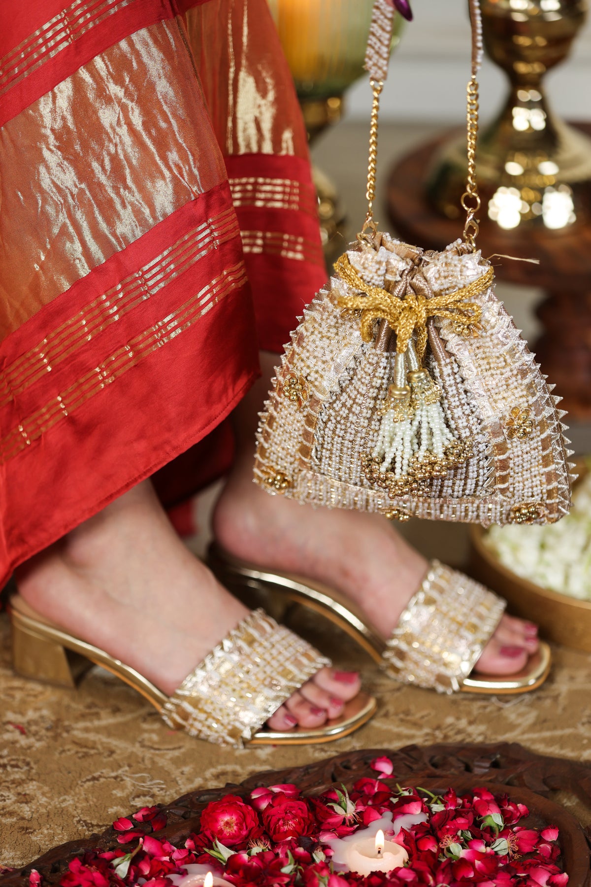 Anaisha (Potli) & Abeera (Heels)