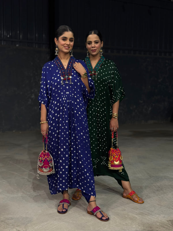 Devadarsana Blue Handcrafted (Kaftan)