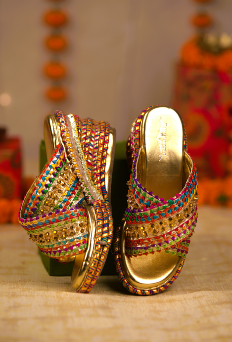 Atlas Gold Heel (Wedges)