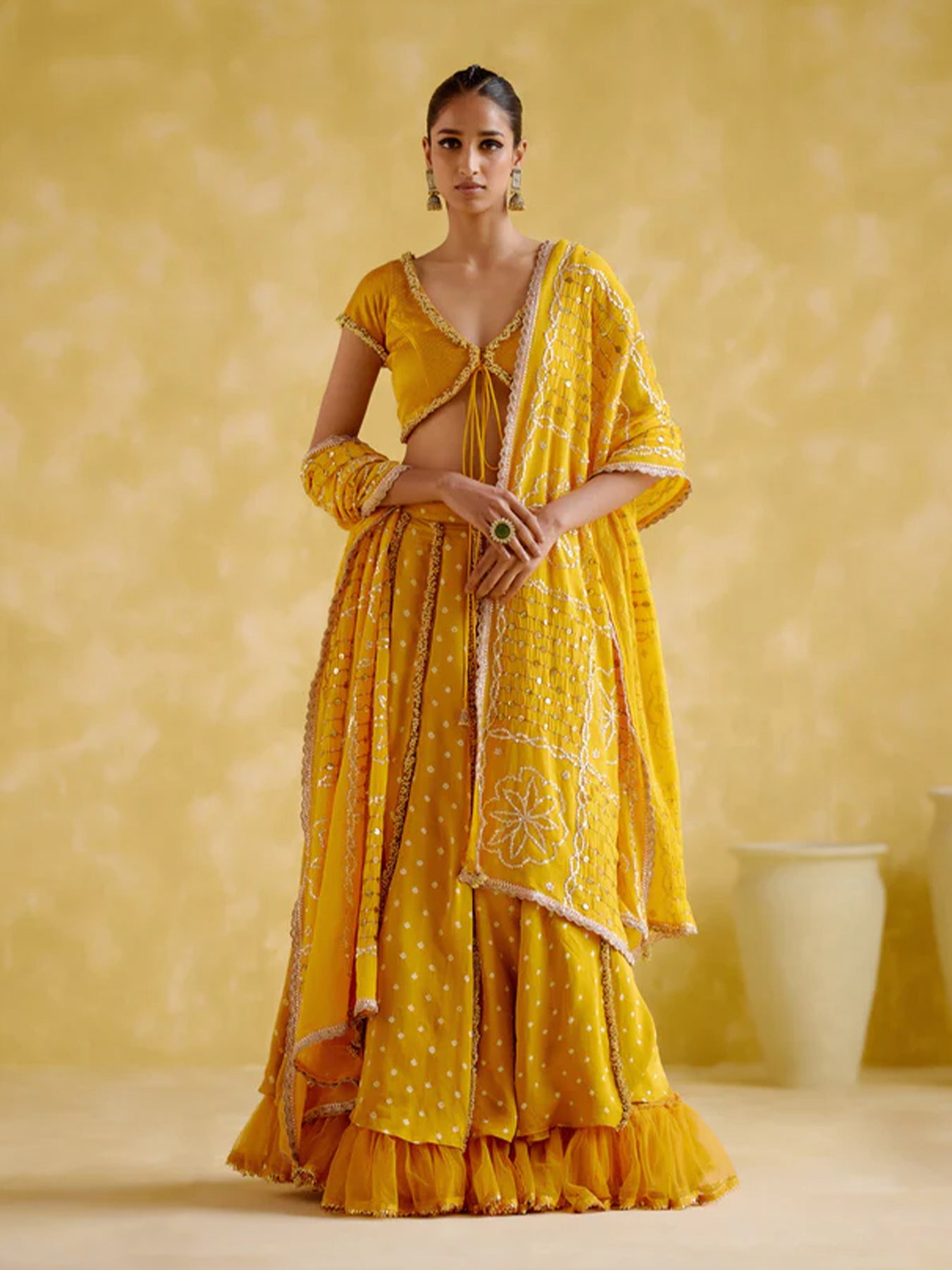 Aparna Yellow (Lehenga)