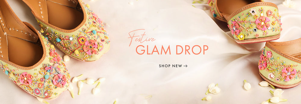 Festive Glam Drop - Punjabi Jutti