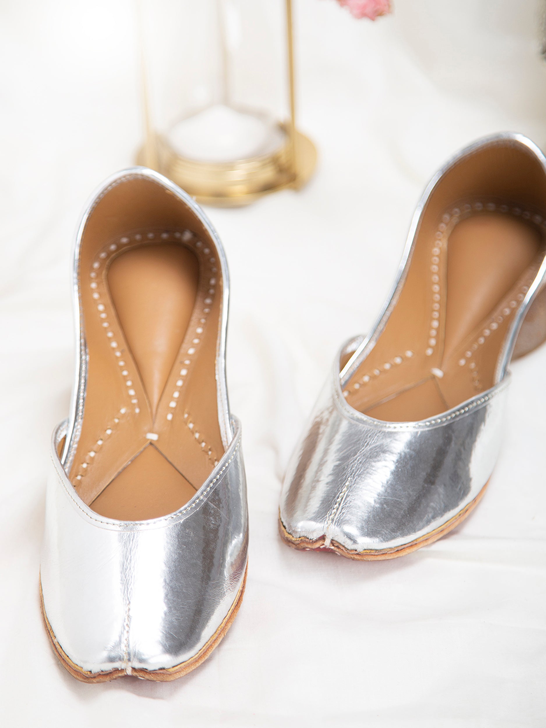 Gold Fever Jutti & Shalimar Gold Clutches