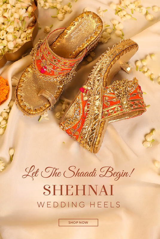 Shehnai Wedding Heels From 5 Elements 