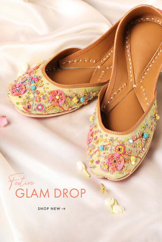 Festive Glam Drop - Punjabi Jutti