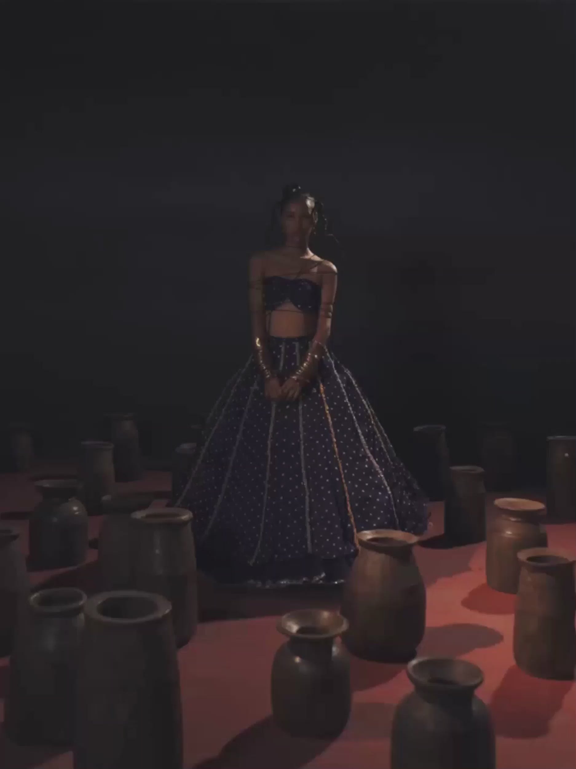 Aparna Blue (Lehenga)