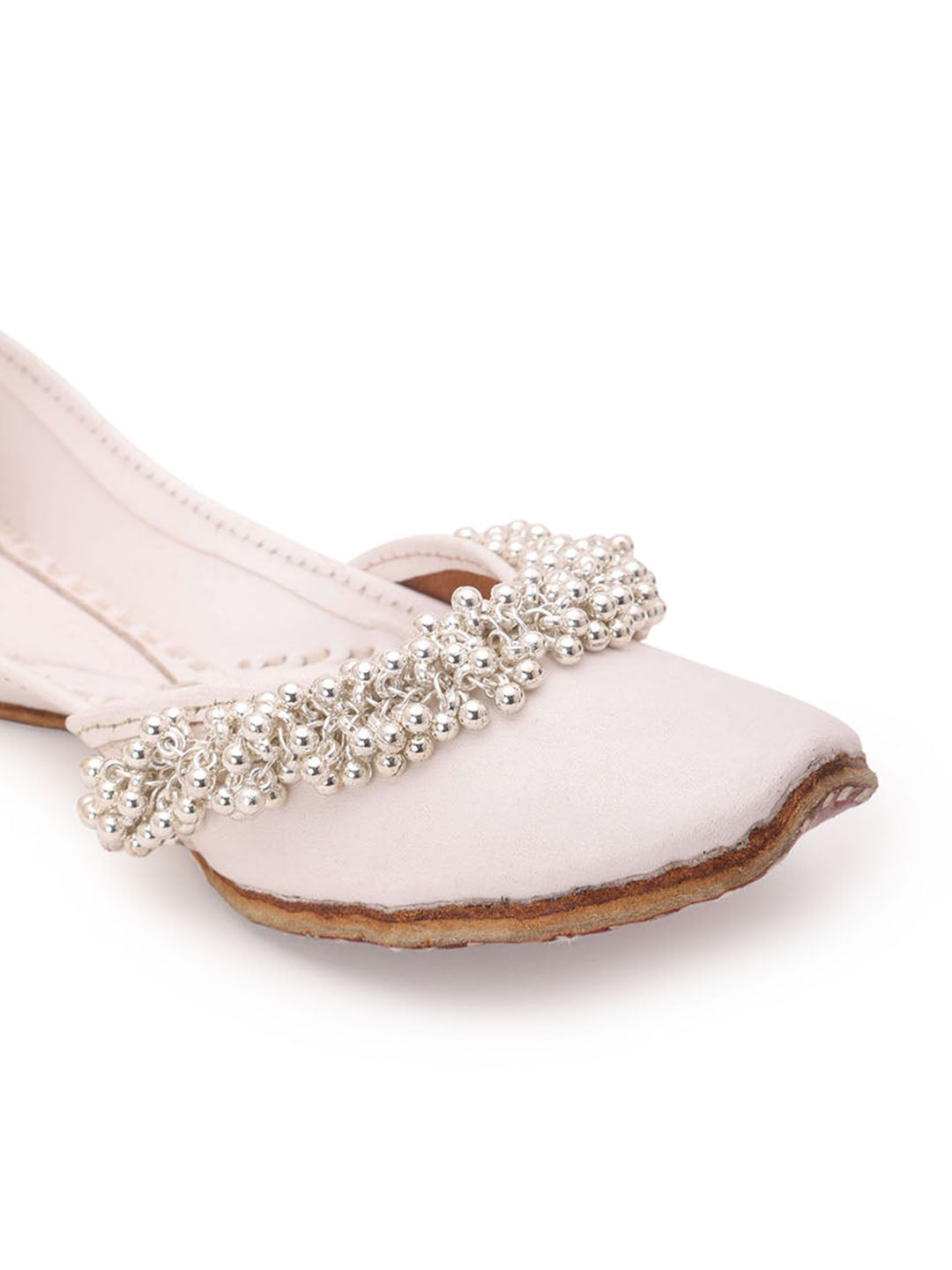 Ghungroo Blast Kids Jutti - White 5elements