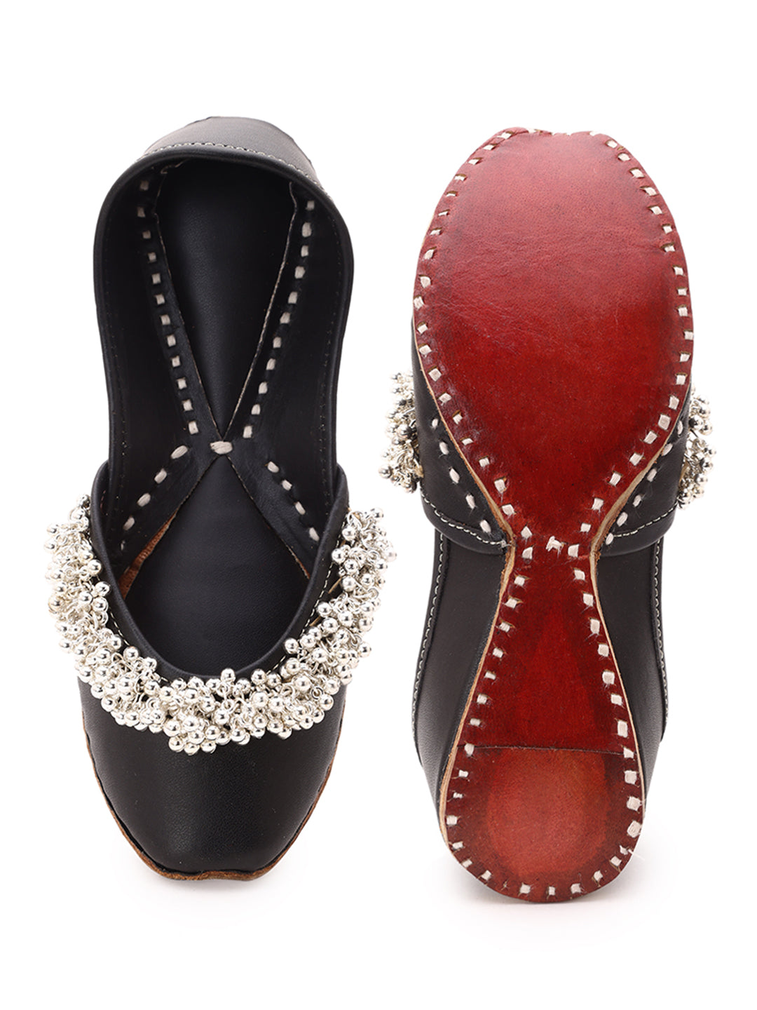 Ghungroo Blast Kids Jutti - Black 5elements