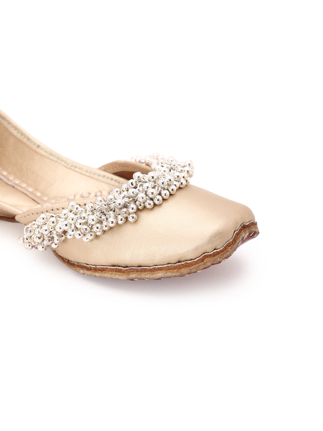 Ghungroo Blast Kids Jutti - Polish Silver 5elements