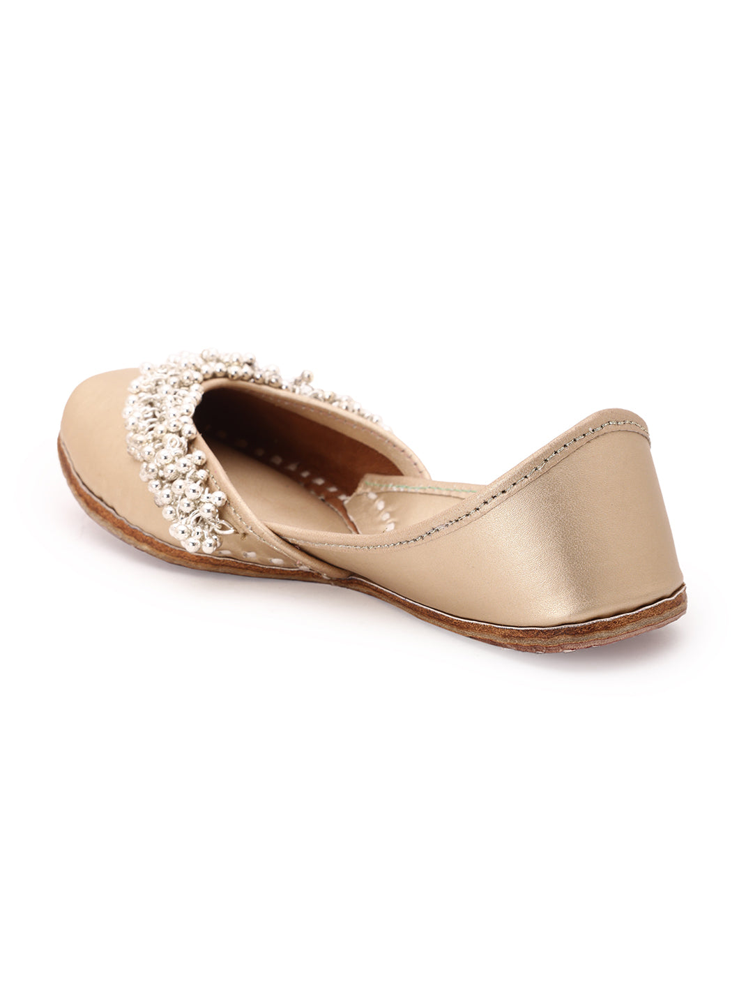 Ghungroo Blast Kids Jutti - Polish Silver 5elements