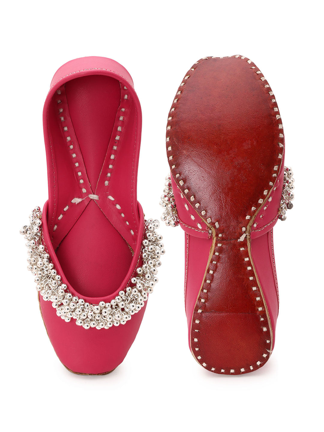 Ghungroo Blast Kids Jutti - Pink 5elements