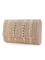 Stone Embroidered Clutch 5elements