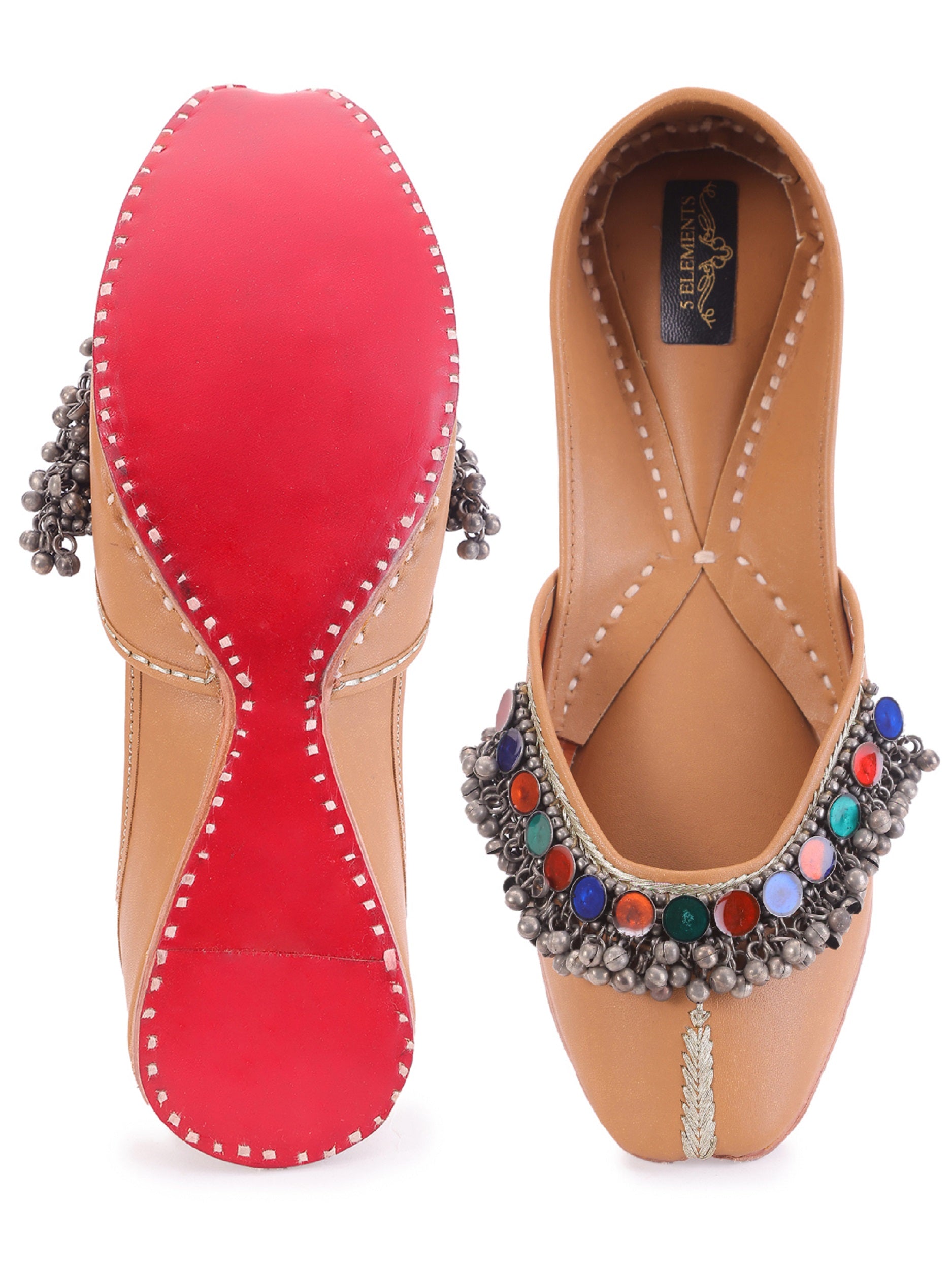 Ghungroo Diva - Tan (jutti) 5elements