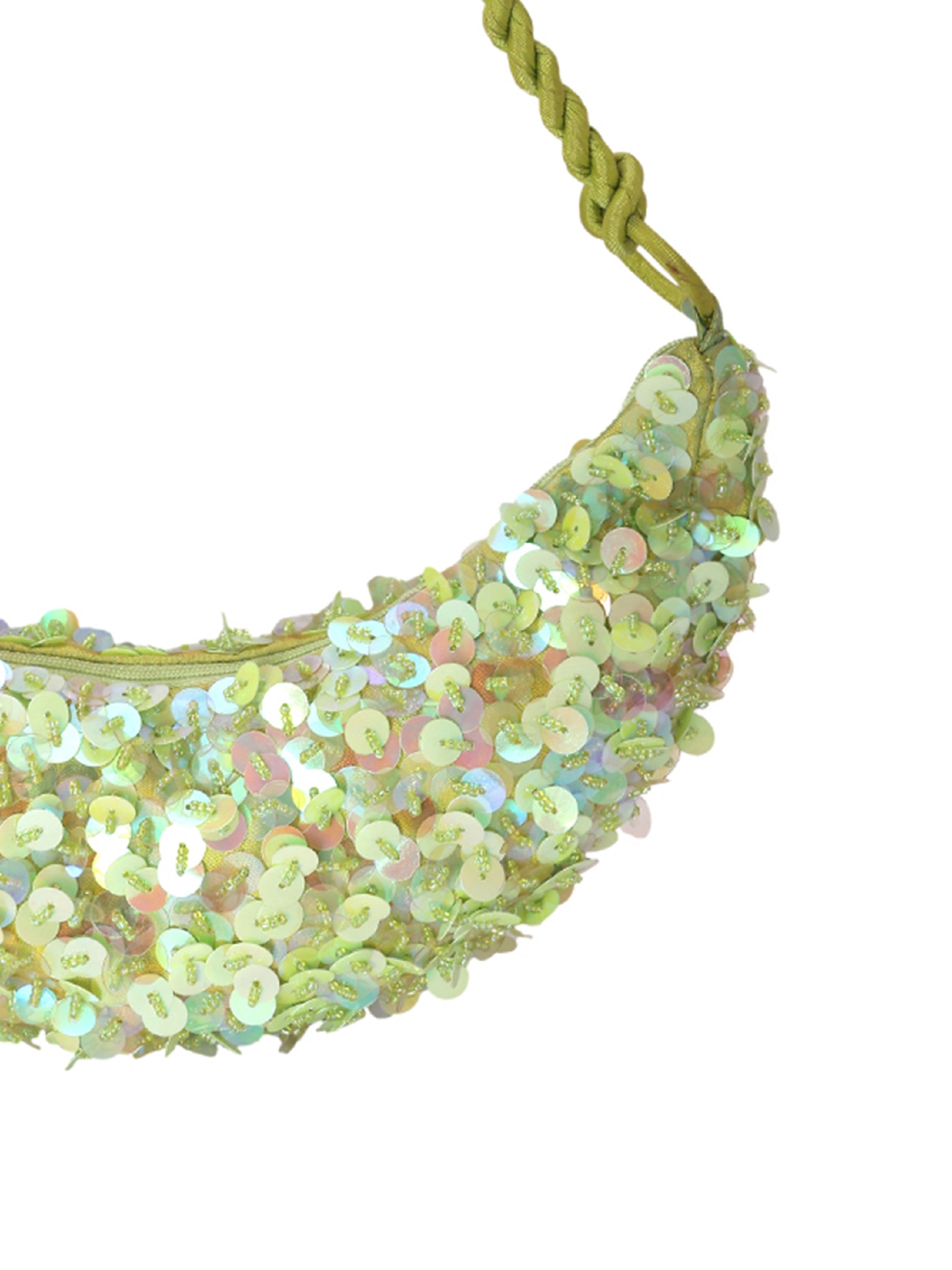 Kelly Green Potli Clutches