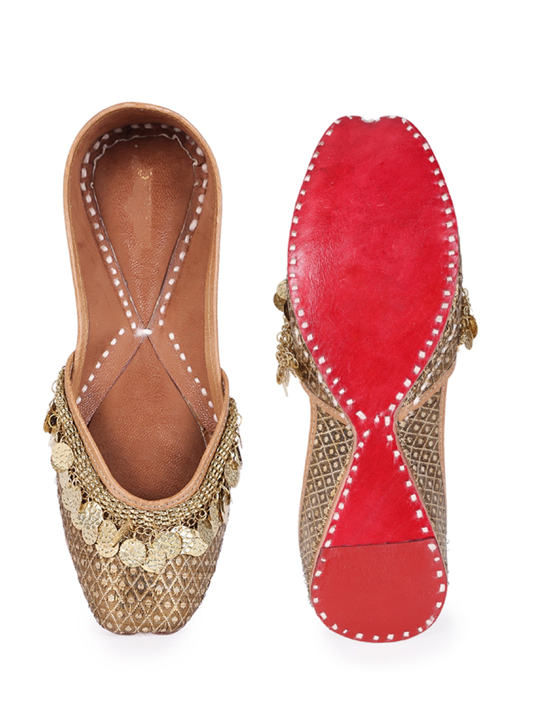 Diya Coin Brown (Jutti)