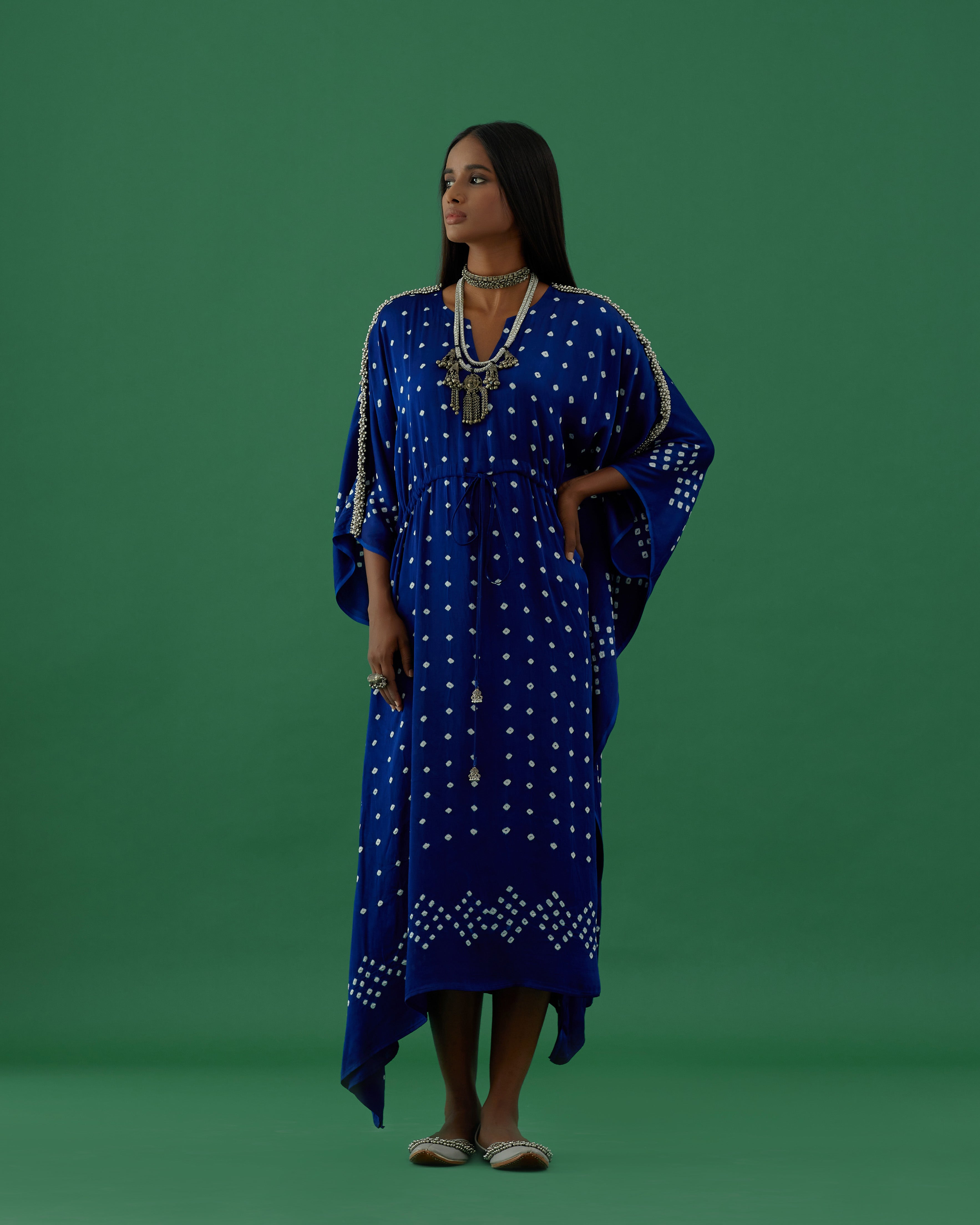 Indulekha - Blue (kaftan) - 5elements