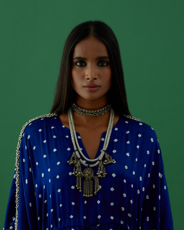 Indulekha - Blue (kaftan) - 5elements