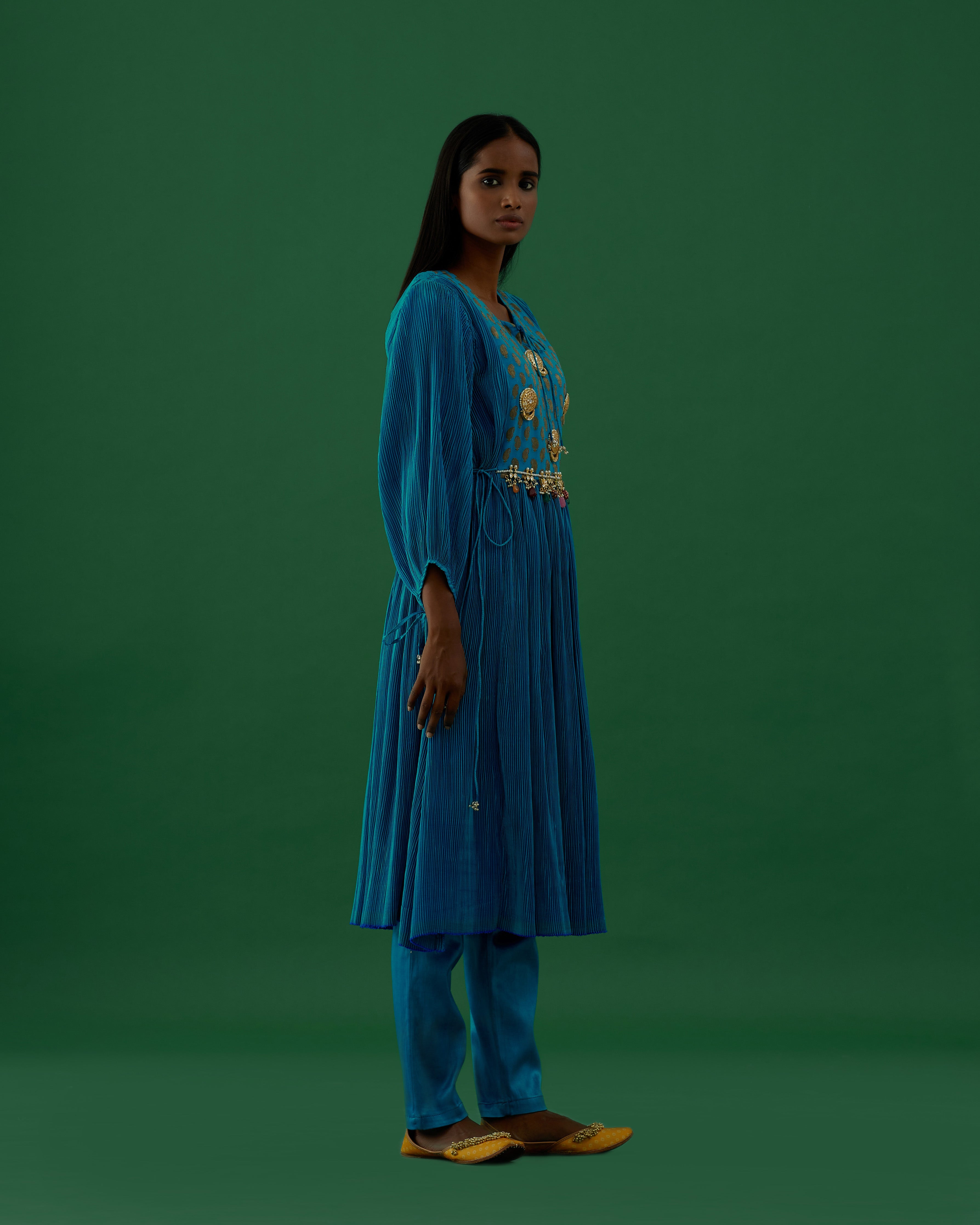 Trishika - Turqouise Tunic - 5elements