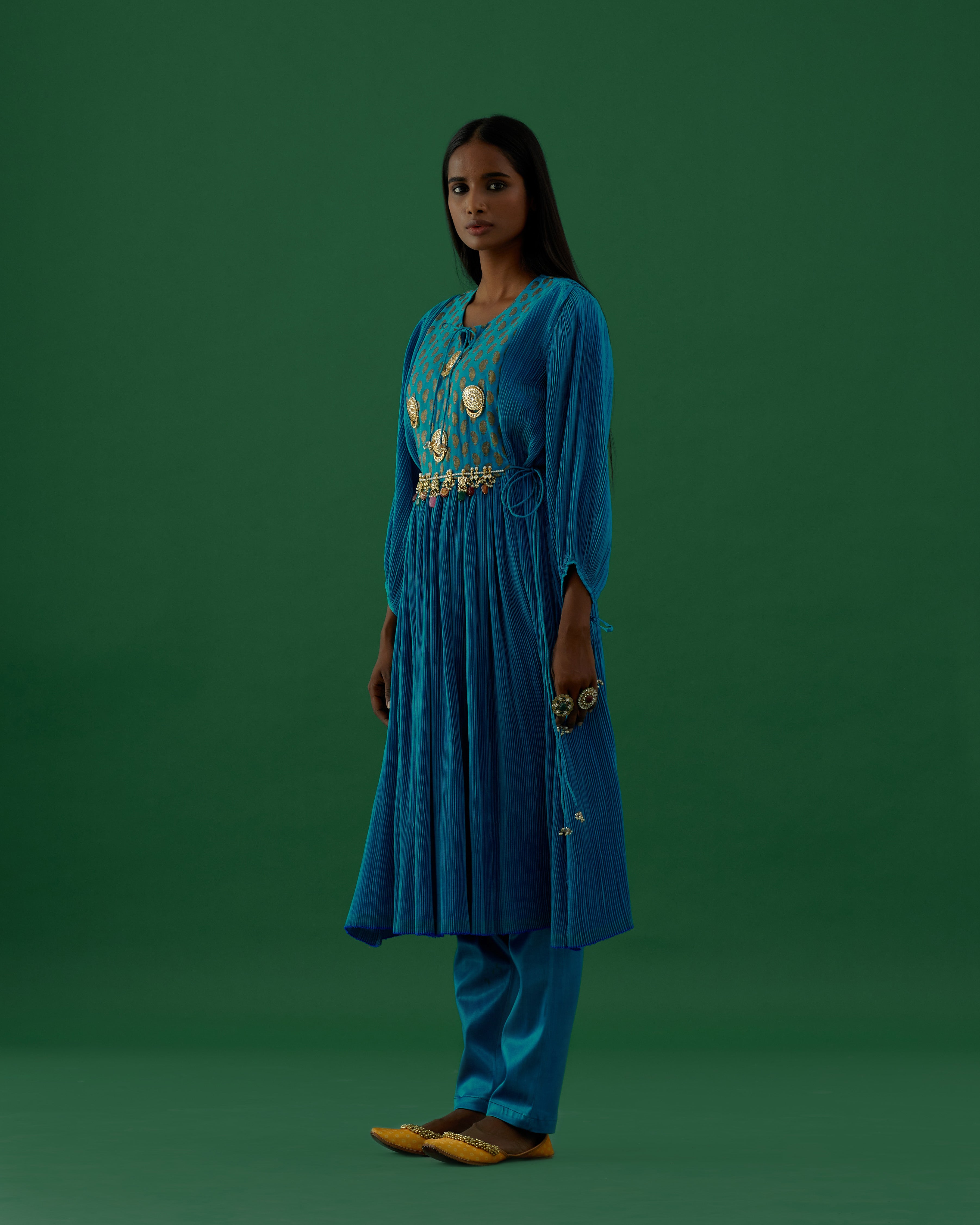 Trishika - Turqouise Tunic - 5elements